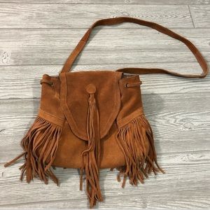 UO Ecote Fringe Purse and Backpack